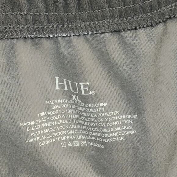 HUE Women's Gray Velour Lounge Set~Size XL (18/20) - Picture 12 of 15